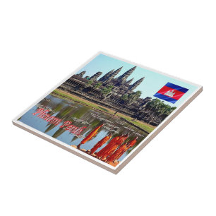 Rif. KH Camboja, Siem Reap, View of Angkor Wat