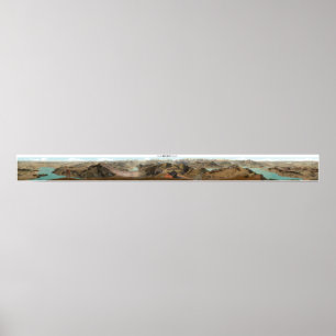 RIGI KULM Alpes Suíços Panorama 360° Poster