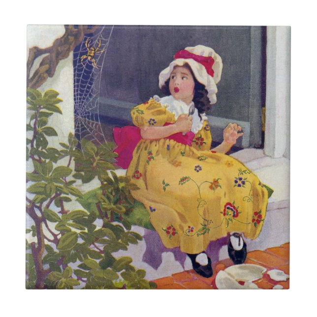 Rima de berçário pequena da senhorita Muffet (Frente)