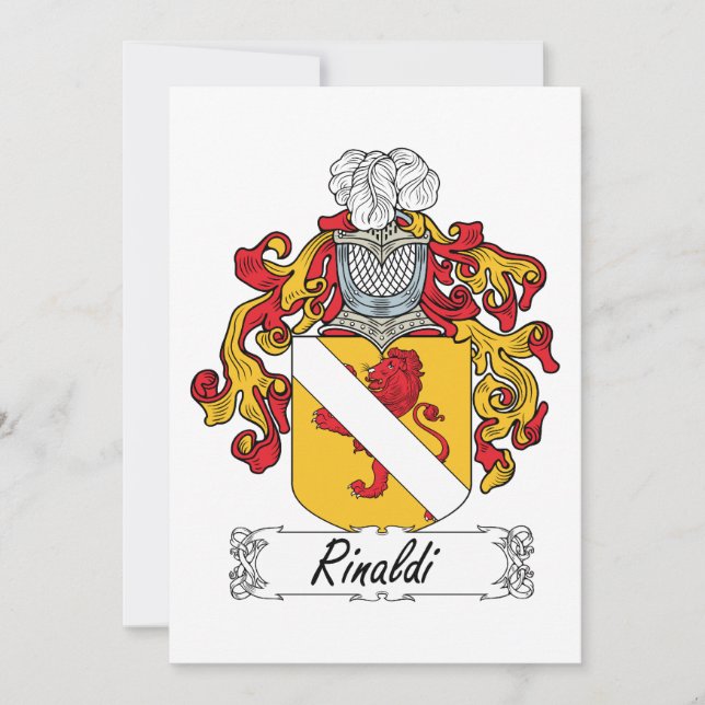 Rinaldi Family Crest (Frente)