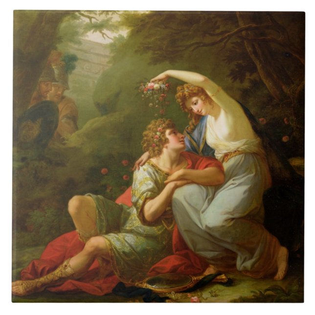 Rinaldo e Armida, 1771 (óleo em canvas) (Frente)