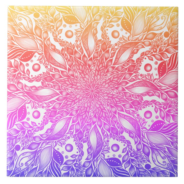 Rinbow ombre leaf mandala (Frente)