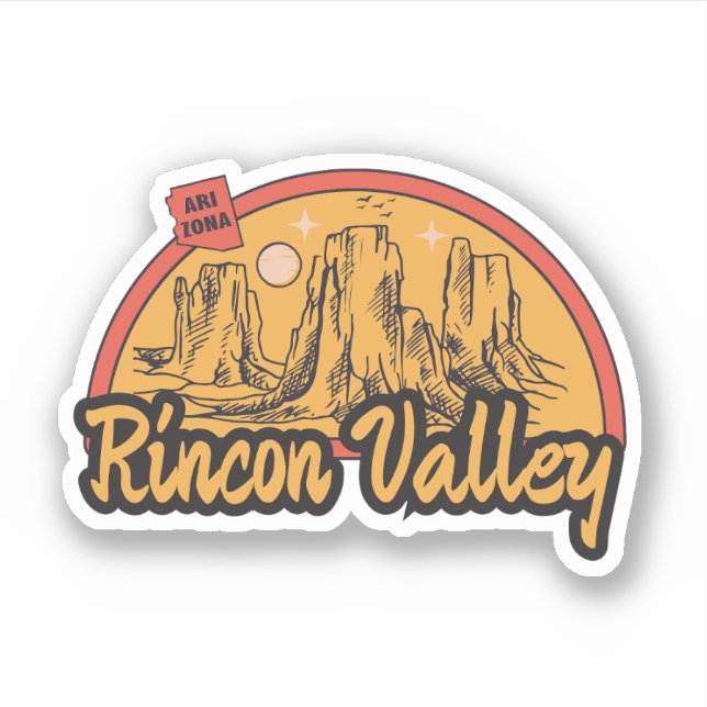 Rincon Valley, Arizona  Adesivo (Frente)