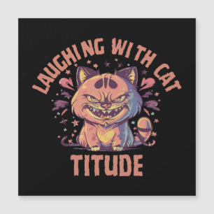 Rindo com Atitude de Gato