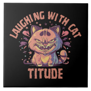 Rindo com Atitude de Gato