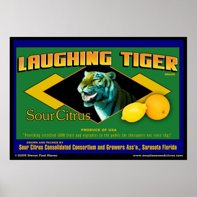 Rindo de Tiger Sour Citrus poster (Frente)