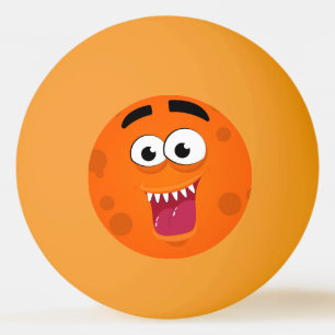 Rindo do Monstro Laranja Personalize a Bola do Pin