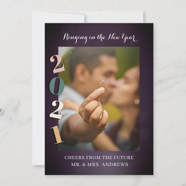 Ringing in the New Year Verlobung Foto (Frente)