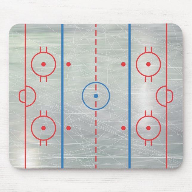 Rink Ice Mousepad de Hockey (Frente)