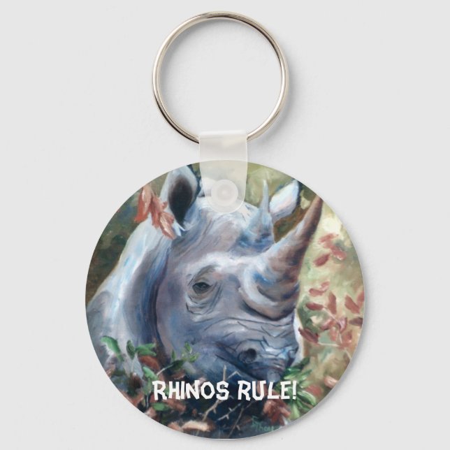 Rino, Rinoceronte! Chaveiro (Frente)