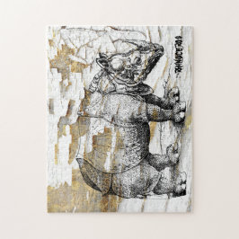 Rinoceronte Quebra-cabeça de serra