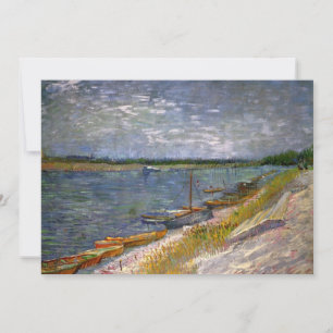 Rio com Barcos a Remo por Vincent van Gogh