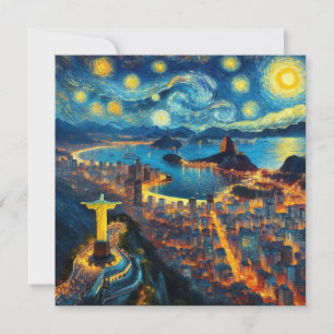 Rio de Janeiro Brasil Fria Noite