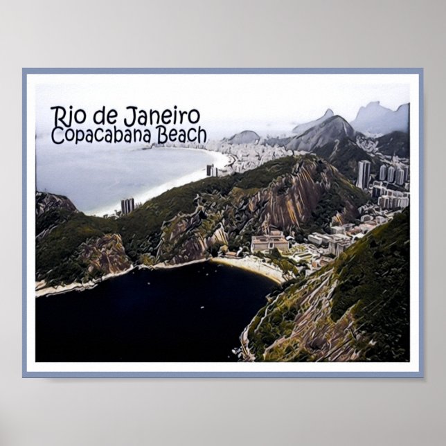 Rio de Janeiro - Brasil - Poster (Frente)