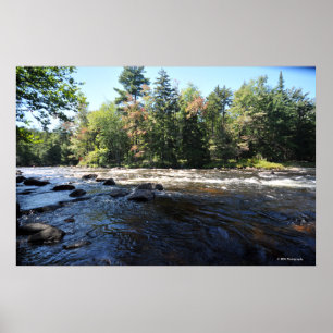 Rio de Raquette no Adirondack. impressão 08 258