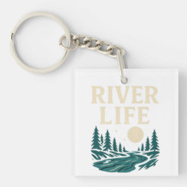 Rio é Chaveiro de acrílico de vida