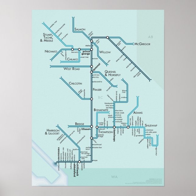 Rio Fraser 15 x 20 Poster (Frente)