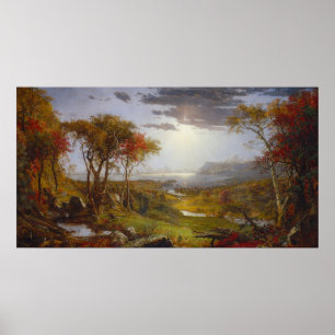 Rio Hudson - Jasper F. Cropsey Fine Art Poster