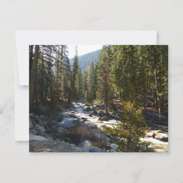 Rio Kaweah no Parque Nacional de Sequoia (Frente)