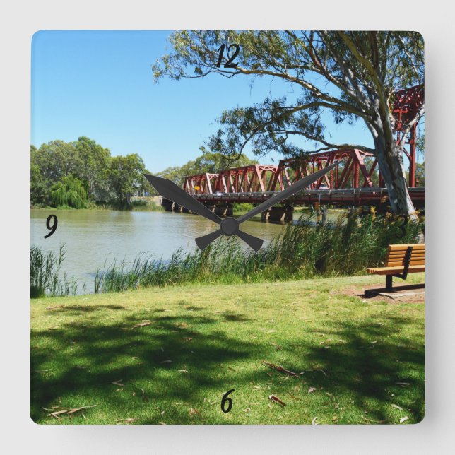 Rio Murray, Austrália, Ponte, Relógio de Parede (Frente)