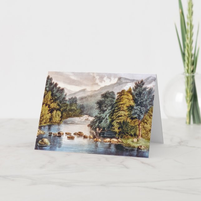 Rio Racquet — Cartão de Saudação Adirondacks (Frente)