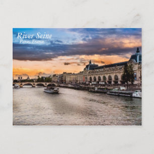 Rio Sena, cartão postal de Paris