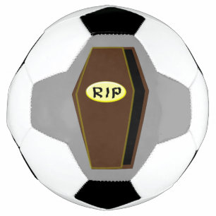 RIP Halloween Coffin da Bola de Futebol de Desgraç