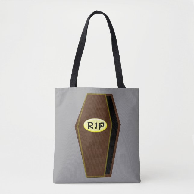 RIP Halloween Coffin do Doom Tote Bag (Frente)
