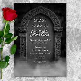 RIP Morte ao Meu Convite de Aniversário Grave dos