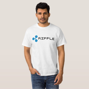 Ripple XRP Logotipo 8-Bit Camiseta de Valor