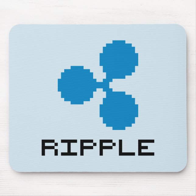 Ripple XRP Logotipo 8-Bit | Mousepad (Frente)