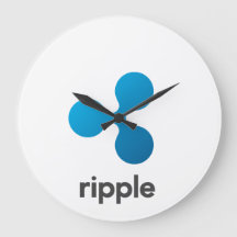 Ripple (XRP) - Relógio de Parede