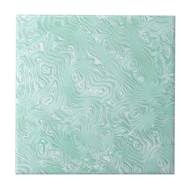 Rippled Faux Silk Moire in Pale Green (Frente)