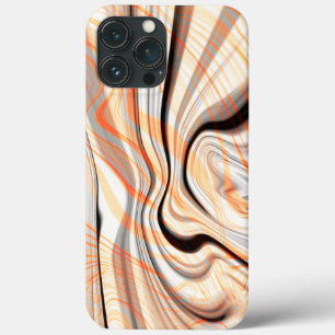 Ripples sobre o bege creme, laranja castanho e pál