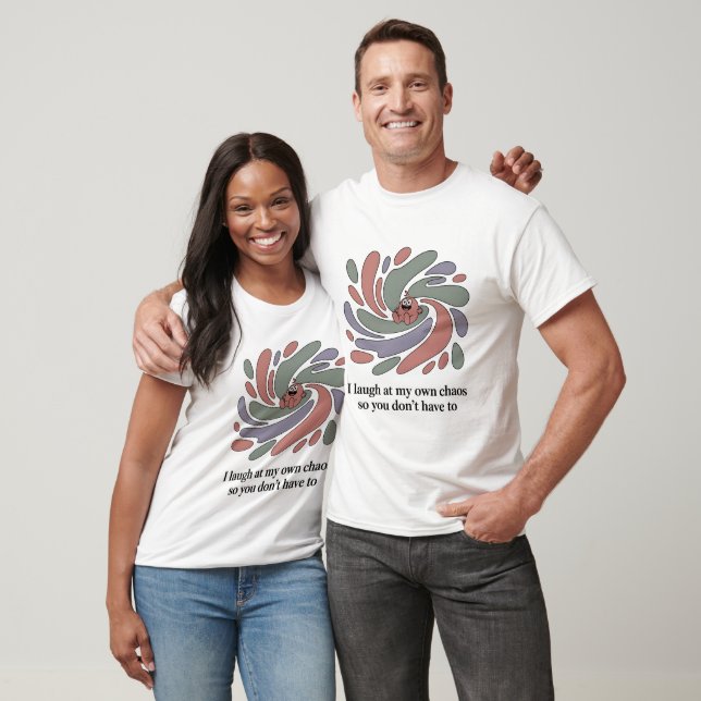 Rir do Seu Caos – Camiseta Divertida Unisex (Unissex)