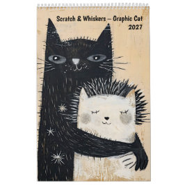 Riscar & Bigodes – Calendário Gráfico de Gatos 202