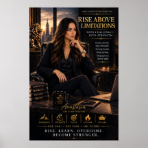 Rise Above Limitations – Executive Office Poster