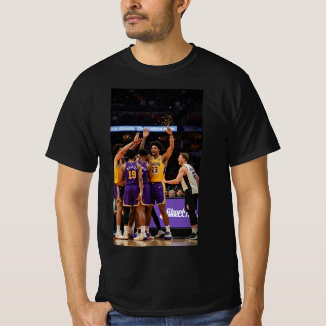 Rise and Dunk: Camiseta Esportiva de Basquete Masc (Frente)