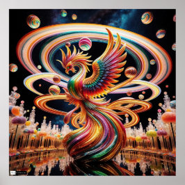 "Rise" - Phonnix Candyland Poster