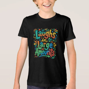 Risos em Grandes Quantidades – Camiseta Gráfica de