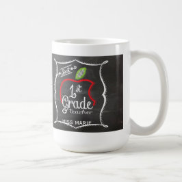 Risque a ?a caneca de café personalizada | dos