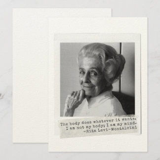 Rita Levi-Montalcini cita Mulheres na Ciência
