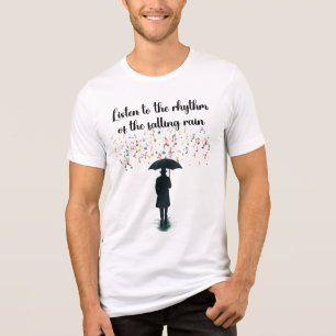 Ritmo da Chuva Masculino Bella+Canvas Manga Longa