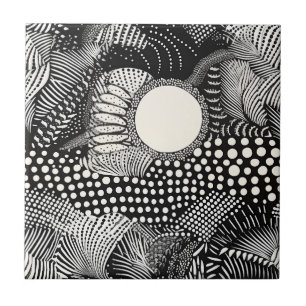 Ritmo em Preto e Branco – Abstrato Monocromático 1