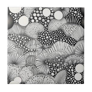 Ritmo em Preto e Branco – Abstrato Monocromático 4