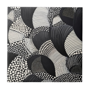 Ritmo em Preto e Branco – Abstrato Monocromático 5