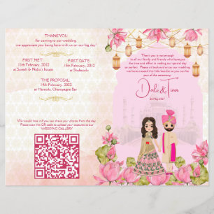 Ritos de casamento hindus programam lotus rosa