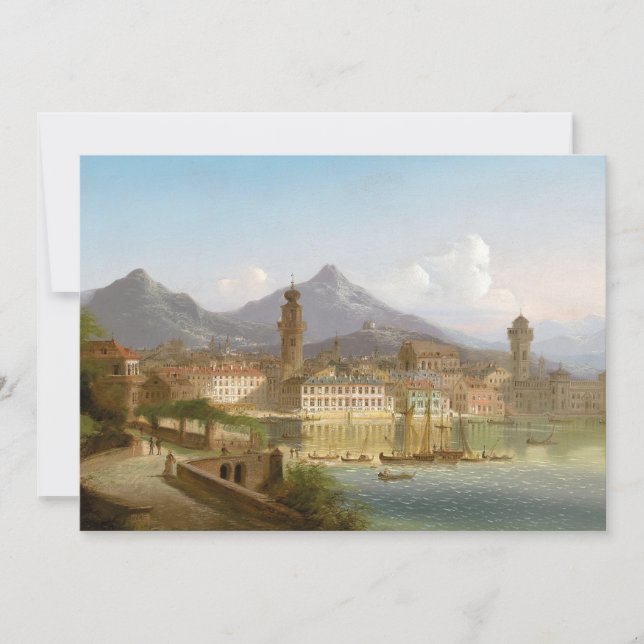 Riva no lago Garda | Johann Wilhelm Jankowsky (Frente)