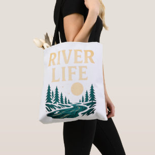 River Is Life Tote Bag - Acessório Inspirado na Na