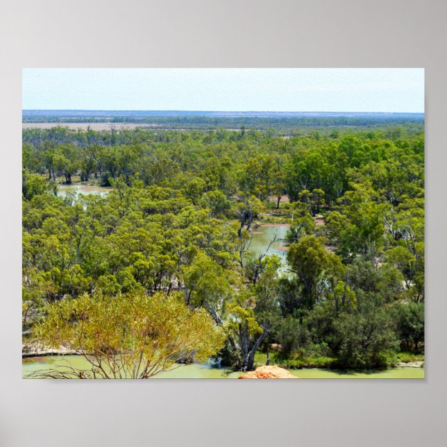River Murray Australia High Views, Poster (Frente)